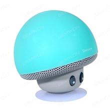 Wireless Bluetooth Speakers, Mushroom Bluetooth 4.1 Speakers, Handsfree and Mobile Bracket (Light blue) Car Appliances BT-280
