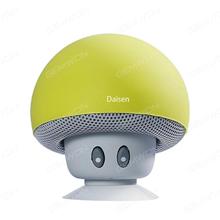 Wireless Bluetooth Speakers, Mushroom Bluetooth 4.1 Speakers, Handsfree and Mobile Bracket (Yellow) Car Appliances BT-280