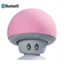Wireless Bluetooth Speakers, Mushroom Bluetooth 4.1 Loudspeakers, Handsfree Calls and Mobile Brackets (Pink) Car Appliances BT-280
