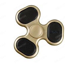 M2 Bluetooth Music Finger Spinner , Multifunctional LED lamp with a bright and colorful, GoldM2 BLUETOOTH MUSIC FINGER SPINNER