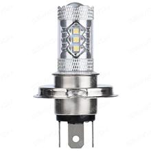 2Pcs 80W White H4 9003 HB2 LED Fog Light Bulb 1500LM High Low Beam Headlight Auto Replacement Parts LED FOG LIGHTS