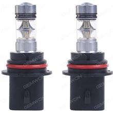 2Pcs 9007 6000K 100W LED 20-SMD Cree Projector Fog Driving DRL Light Bulbs White Auto Replacement Parts LED fog lights