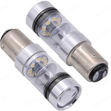 2Pcs Led brake light BSY15D 1157 100W 20smd car light bulb Auto Replacement Parts LED reversing lights