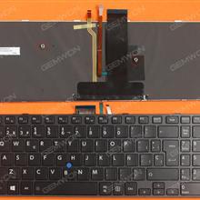 Toshiba Satellite Pro R50-C Tecra A50-C Z50-C A50-C1510 A50-C1520 BLACK FRAME GLOSSY (With point stick,Backlit,WIN8) SP N/A Laptop Keyboard (OEM-B)