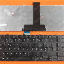 Toshiba Satellite Pro R50-C Tecra A50-C Z50-C A50-C1510 A50-C1520 BLACK FRAME BLACK WIN8 FR N/A Laptop Keyboard (OEM-B)