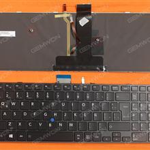 Toshiba Satellite Pro R50-C Tecra A50-C Z50-C A50-C1510 A50-C1520 BLACK FRAME GLOSSY (With point stick,Backlit,WIN8) LA N/A Laptop Keyboard (OEM-B)