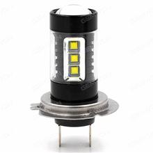 2Pcs LED fog lamp black front H7 80W CREE high power fog lamp H7 80W front fog lights Auto Replacement Parts LED fog lights
