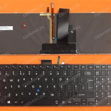 Toshiba Satellite Pro R50-C Tecra A50-C Z50-C A50-C1510 A50-C1520 BLACK FRAME GLOSSY (With point stick,Backlit,WIN8) UK N/A Laptop Keyboard (OEM-B)