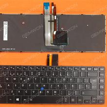 Toshiba Tecra A40-C A40-C1430 A40-C1440 A40-C-18R BLACK FRAME GLOSSY WIN8 (With point stick,Backlit) SP N/A Laptop Keyboard (OEM-B)