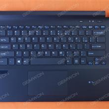 New sony SVF142 Svf143 SVF14326scp SVF142a23t palmres with US keyboard case Upper cover BLACK Cover N/A