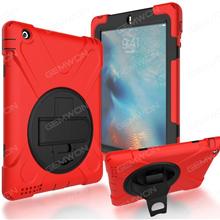 Safe Proof Screen Protector Cover Case for Apple IPad 2/3/4 , stand/ back/hand with 3 in 1,Red Case IPAD 2/3/4