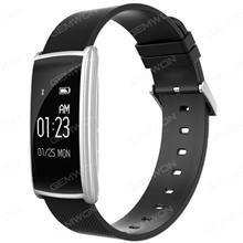 N108 Bluetooth Smart Wristband Blood Oxygen Smart fitness Bracelet Heart Rate Silver Smart Wear N108