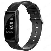 N108 Bluetooth Smart Wristband Blood Oxygen Smart fitness Bracelet Heart Rate BLACK Smart Wear N108
