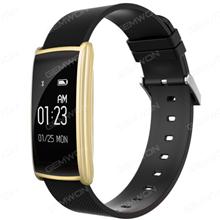 N108 Bluetooth Smart Wristband Blood Oxygen Smart fitness Bracelet Heart Rate Gold Smart Wear N108