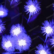 LED solar 50PCS chuzzle ball String Lights(WTL-MMQ)apply to Halloween, Christmas festivals，7 meters long，2V color temperature 6000K,be used indoors and outdoors, can be dimmed  Blue Light LED String Light WTL-MMQ
