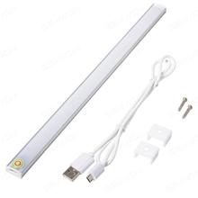 LED touch kitchen cabinet induction bar lights usb charge（FYD-1611） product sizes: 30cm*1.7cm*0.7cm, input voltage: 110-240， supply voltage: DC5V, rated power: 6W， USB charging, touch dimming  yellow light LED Ltrip FYD-1611