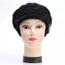 Rabbit hair Bluetooth headset warm hat (black) Smart Wear N/A