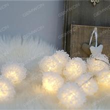 LED lace ball light string（STRL-53）fairy ball string light warm white suitable for interior decoration 2 meters 20 lights battery models LED String Light STRL-53