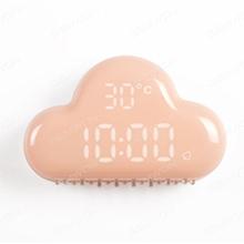 Cloud alarm clock, LED electronic thermometer alarm clock, Pink Other Cloud alarm clock
