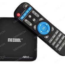 Amlogic S905X 64 bit Quad-core ARM -A53 up to 2GHz,2G DDR + 16G Flash, 2.4G WiFi .Android 7.1. 1 HDTV OUTPUT ,2 USB 2.0,DC 5V/2A. support YOUTOBE video。Black，EU Smart TV Box M8S PRO +