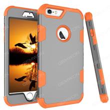 iphone 6 Silicone armor Mobile phone shell, Three in one silica gel PC color armor mobile phone anti fall, Gray Case IPHONE 6 SILICONE ARMOR MOBILE PHONE SHELL