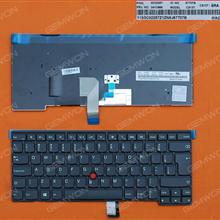 Thinkpad T440 T440P T440S BLACK FRAME BLACK(With Point stick,With 6 Screws,Win8 ) BR N/A Laptop Keyboard (OEM-B)