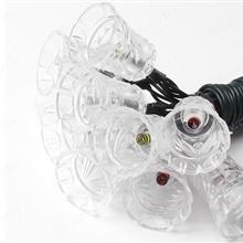 Solar 20LED bell string lights（WKST-002）with both bright and blinking modes  Blue light Solar Charge WKST-002