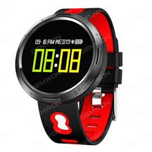 X9 VO Bluetooth and 0.95 inch Touch Color Screen Heart Rate Blood Pressure Monitor Sports Bracelet Red Smart Wear X9 VO