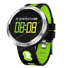 X9 VO Bluetooth and 0.95 inch Touch Color Screen Heart Rate Blood Pressure Monitor Sports Bracelet Green Smart Wear X9 VO