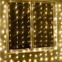 300 Led Light Curtain Icicle Lights, White Christmas Curtain String Fairy Wedding Lights for Home, Garden, Kitchen, Bedroom, Livingroom, Party, Window Decorations, US, Warm white LED String Light 300 LED LIGHT CURTAIN ICICLE LIGHTS