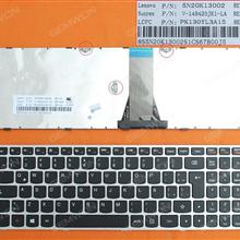 LENOVO G50-70 SILVER FRAME BLACK WIN8 LA V149420JK1   25215227  MP-13Q16LA-6861 Laptop Keyboard (OEM-B)
