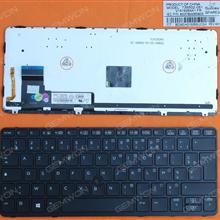 HP EliteBook 820 G1 BLACK FRAME BLACK (Backlit,with point,Win8) FR N/A Laptop Keyboard ( )