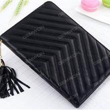 ipad mini4 Striped Lace Protection Leather Case (Black) Case mini4
