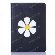 ipad mini1 / 2/3 mini4 Universal Flower Protection Leather Case (Black) Case MINI1234