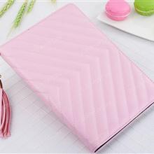 ipad mini4 striped lace protection leather (pink) Case mini4