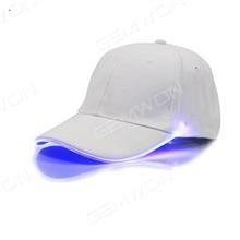 Light Up Hat, LED Glow Baseball Hat,USB Rechargeable-white cap green light Outdoor Clothing LED Hat