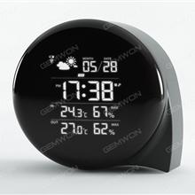 Comma Modeling Wireless Full-Color Screen Digital USB Outdoor Weather Station Hygrometer Thermometer Forecast Sensor Clock Intelligent anti-theft Comma Modeling Wireless Full-Color Screen Digital USB Outdoor Weather Station Hygrometer Thermometer Forecast Sensor Clock