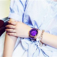 Diamond - side watch,purple Smart Wear Diamond - side watch