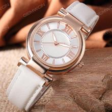 Lady quartz watch， white Smart Wear Lady quartz watch