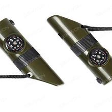 Camping Multi-fonction Survival Whistle，Outdoor Travel Essential，Large Size，Seven in One Camping & Hiking SEVEN IN ONE