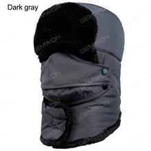 Winter Outdoor Sports Cap,Cold-proof Skiing Hat，Windproof Cycling Hat，Dark Grey Outdoor Clothing D-101