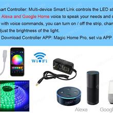 Smart phone APP control article lamp
30 lamp/M Smart LED Bulbs Smart LED RGB  mobile phone control article lamp suits