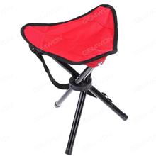 Outdoor Portable Folding Trestle Stool，Camping Fishing Stool,Red Camping & Hiking AT6708