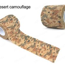 Outdoor Camping Portable Flexible Camouflage Adhesive Tape,Cycling Hunting Pretend Bike Paster,Desert Meisai Camping & Hiking N/A
