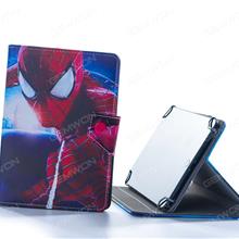 7 inches Tablet case ,Universal model, with cartoons ，spiderman ，Blue. Case N/A