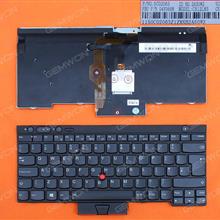 ThinkPad T430 T530 X230 BLACK(Backlit) UK N/A Laptop Keyboard (OEM-B)
