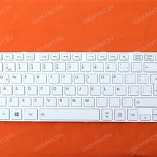 TOSHIBA L40-A C40D WHITE FRAME WHITE(For Win8) LA PK130WG1C31   MP-11B26LA-6981 Laptop Keyboard (OEM-B)