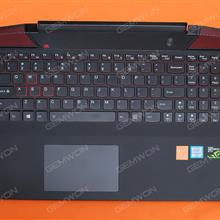 lenovo Y700 Y700-15ISK palmres with US Backlit Keyboard case Upper cover BLACK （with touchpad,Without foil） Cover N/A