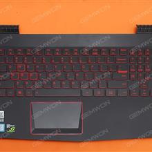 lenovo y520 R720-15IKB palmres with US Backlit Keyboard case Upper cover BLACK （with touchpad） Cover N/A