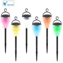 New seven-color solar lawn garden lights（N200）7 colors, three modes, automatic switching Solar Charge N200
